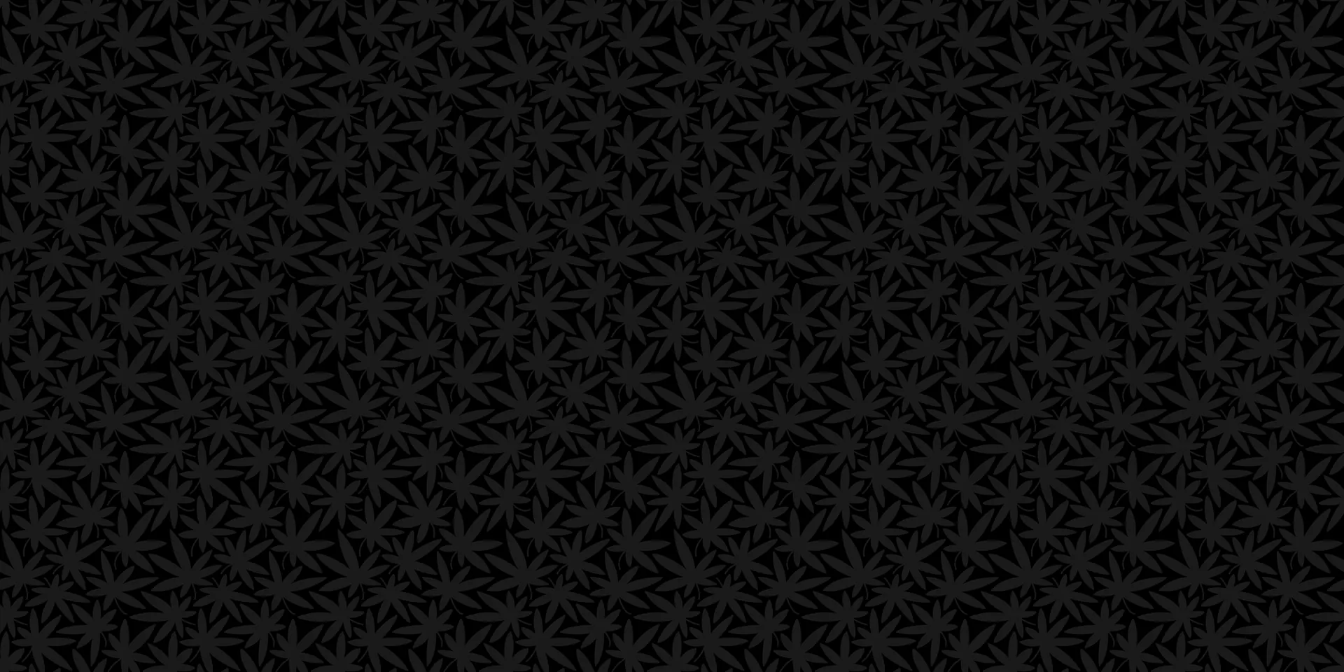 Cannabis leaf dark pattern
